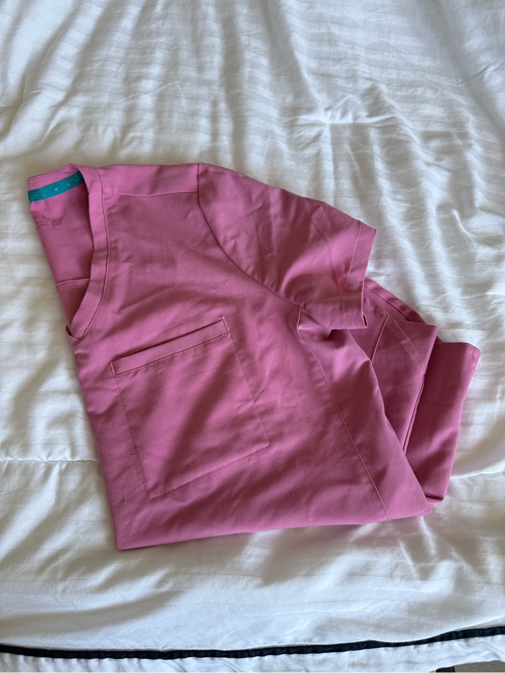 Fabletics Pink Medical Scrub Tops